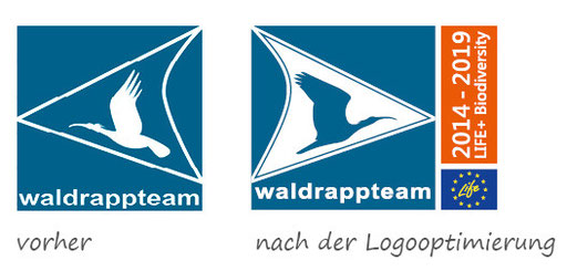 Optimierung des Waldrapp Logos