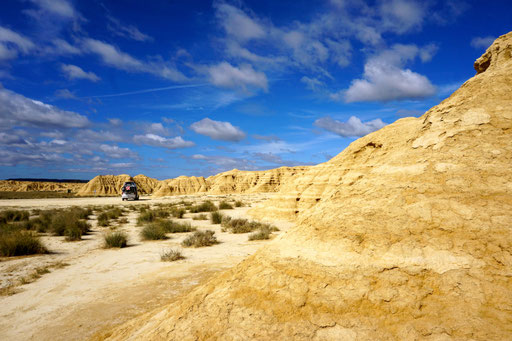 Ein kleines Stück Wüste in Europa. Parque natural de Bardenas Reales