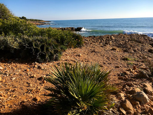wunderschöne Küste im Parque Natural d´Irta