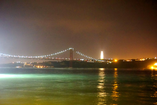 Unsere Sicht vom Stellplatz, direkt an der Waterfront.