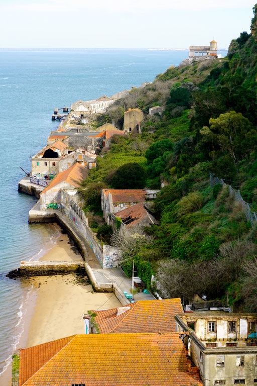 Blick vom Fahrstuhl auf Alfama