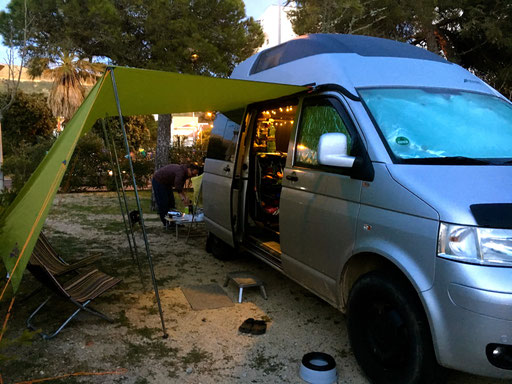 Unser Camp in Costa da Caparica