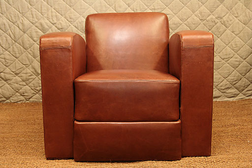 création fauteuil cuir Club