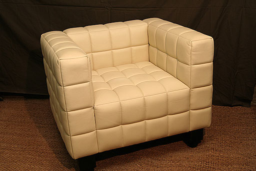 fauteuil Kubus cuir Hoffmann