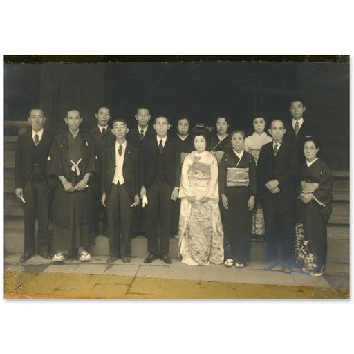 昭和初期の婚礼写真2