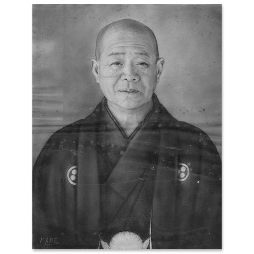 震災により水没してしまった肖像画