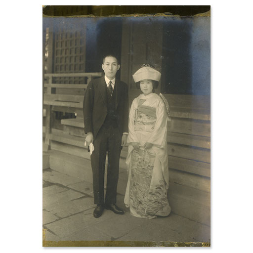 昭和初期の婚礼写真
