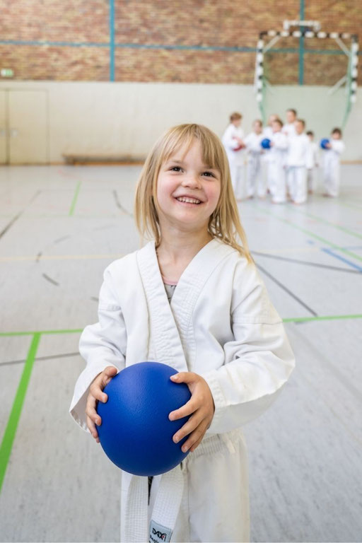 Spaß beim Karate Training