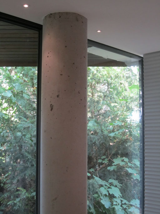Akzentdownlights Sichtbeton