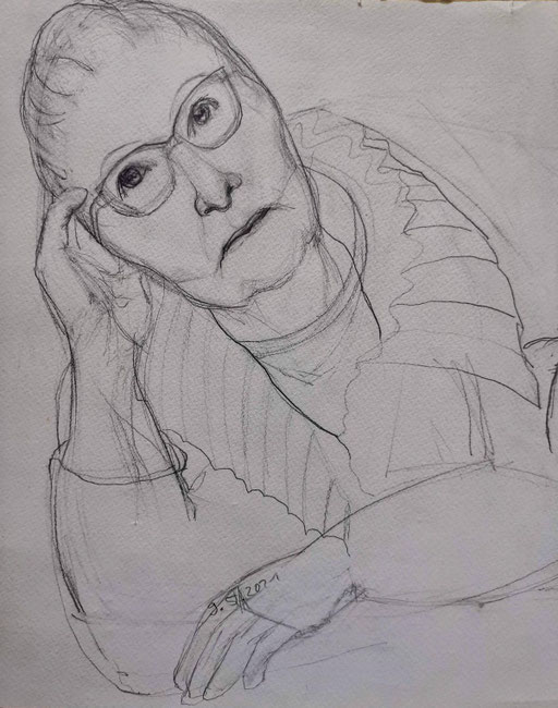 pencil on paper, 30 x 30 cm, 2021