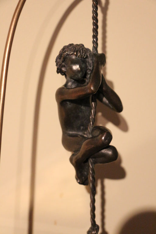 Corde raide (miniature), bronze, 45 cm, Québec