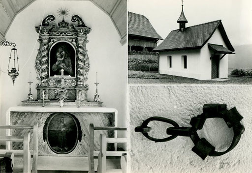 Rengg-Kapelle, Alpnachstad. Ca. 1940-1960. Foto Reinhard Sachseln. Inv. Nr. Ga 0418.