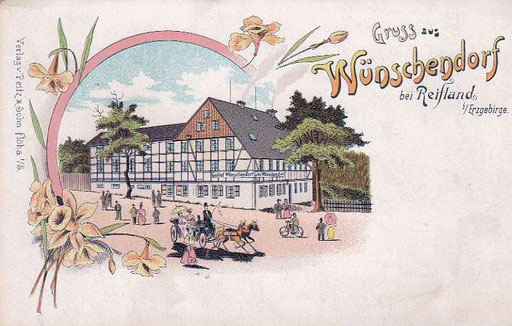 Wünschendorf Erzgebirge Wünschendorf um 1900