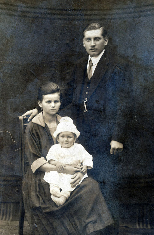 Paul, Maria und Sohn Heinrich Katterwe