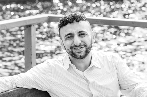 Irfan beim "Gesichter des Lebens" Shooting