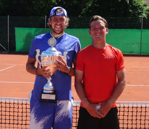 Die Finalisten Chr. Negritu und R. Regus