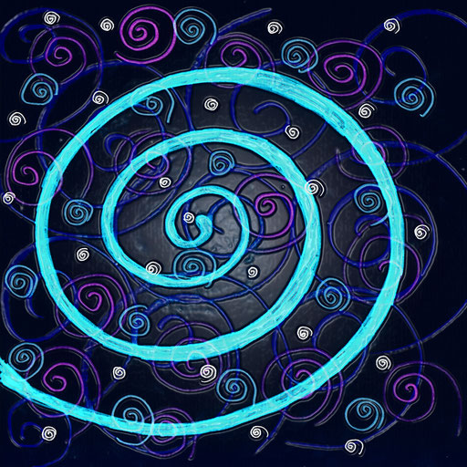 Bleu spirale