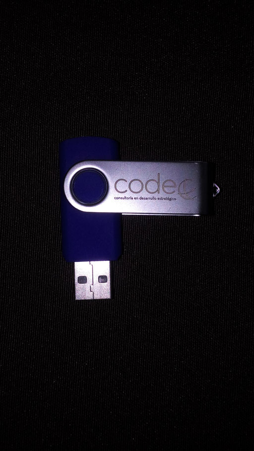 USB Floppy con grabado láser