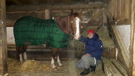 Am Tag ihrer Ankunft auf der Hayday-Ranch