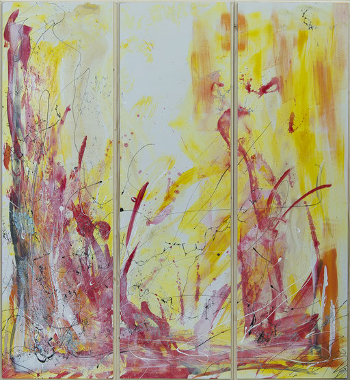 Tre II, 2016 (3x 30x100)