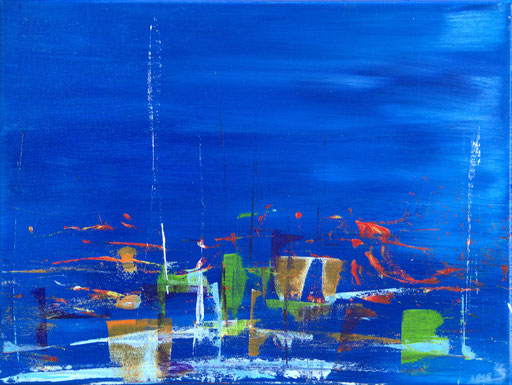 azurro due, 2015 (40x30)