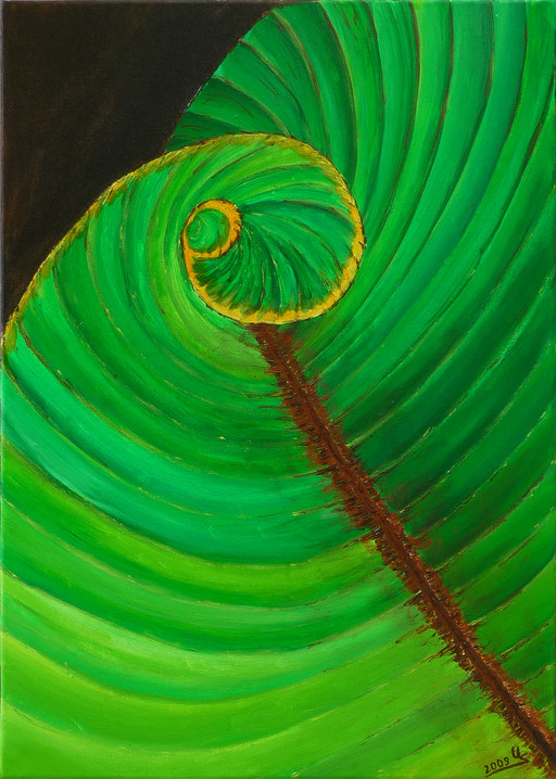 Entfaltung, 2009 (50x70)