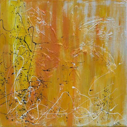 Caribbean sunset, 2016 (50x50)
