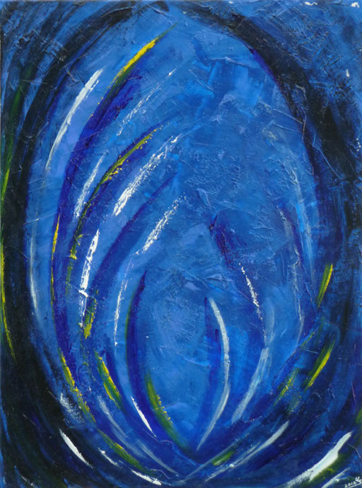 Aufbruch in blau, 2012 (50x70)