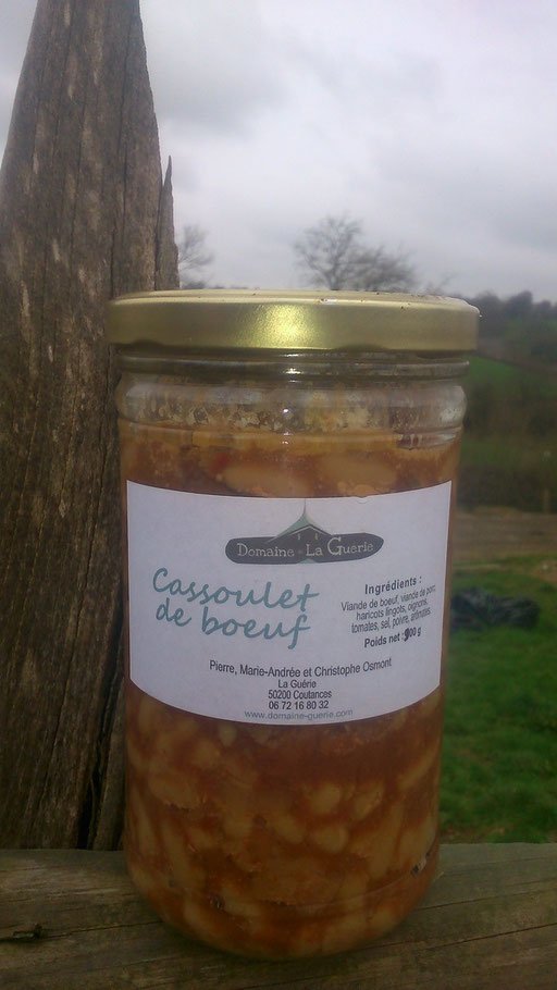 Plat Préparé - Cassoulet de Boeuf