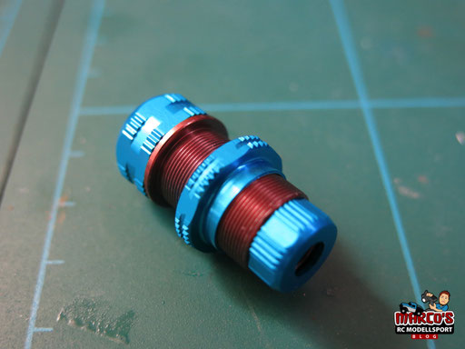 Yeah Racing - Gear Shock 1/10 Aluminium Dämpfer Set 60mm für 1/10 Offroad/Rally