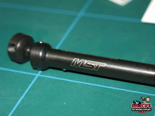 MST CFX-W Steel drive shaft, 210534, 210535, 210569