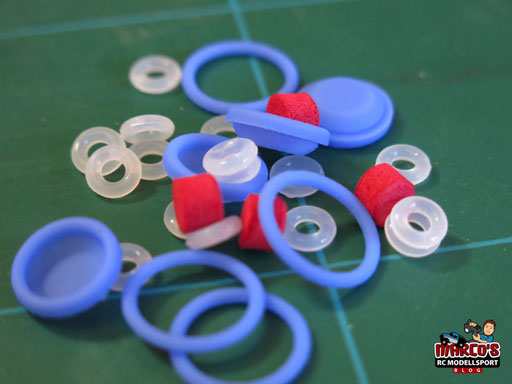 Yeah Racing - Gear Shock 1/10 Aluminium Dämpfer Set 60mm für 1/10 Offroad/Rally