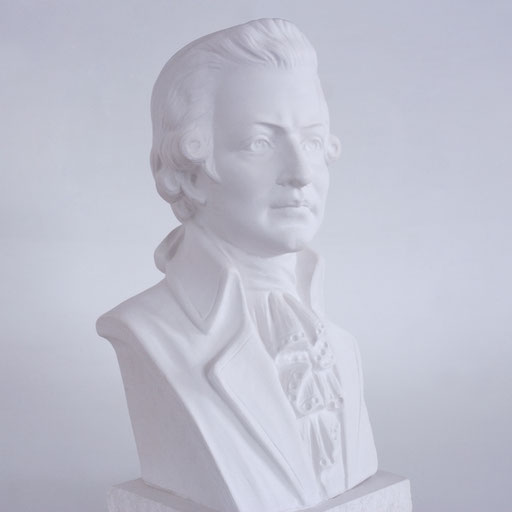 Mozart Bust.