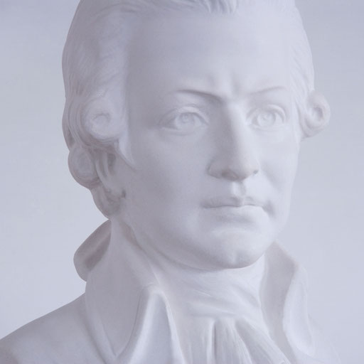 Mozart Bust.