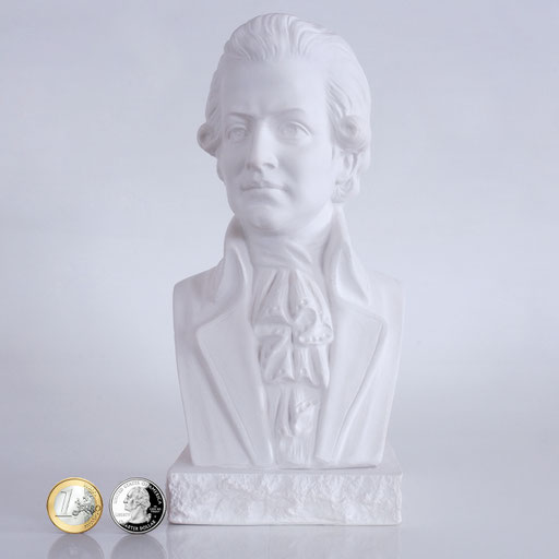 Mozart Bust.