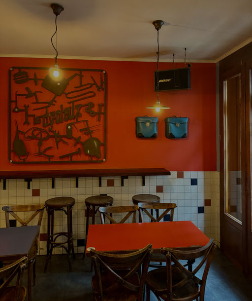 Die Bistro-Bar Jeannette et les Cycleux