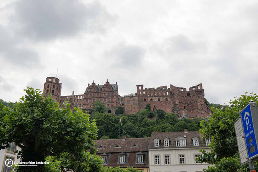 Blick auf das Schloss von unten