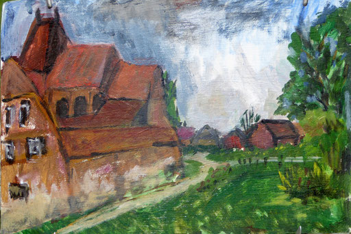 2015  Kloster Rehna 26x37 Öl