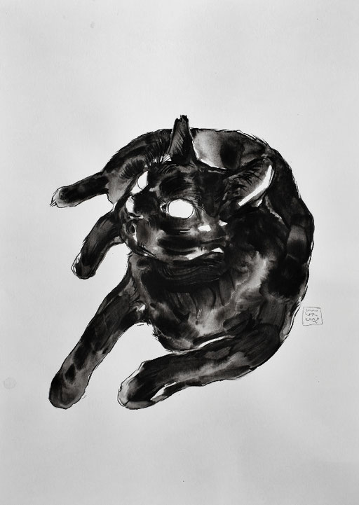 'GARA Nº20'- Acuarela y tempera sobre papel - 29,7 cm x 42 cm - 2020