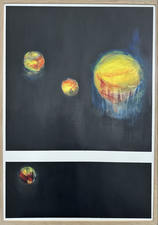Acryl auf Karton, 2025, 70 x 100 cm