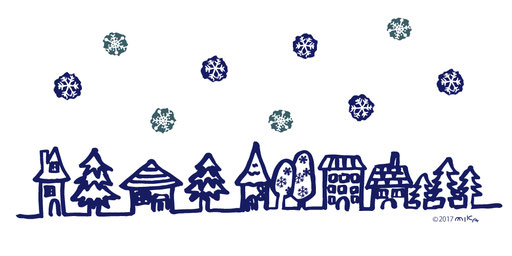 雪降る街