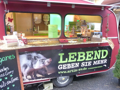 Weihnachtsmarkt Much 2015 - für den Tierrechtsverein Artis e.V.