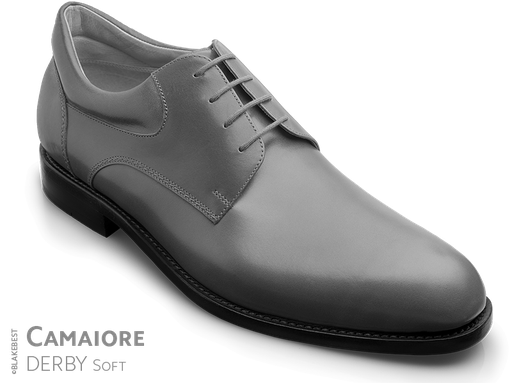 klassischer Maßschuh Modell Soft Plain Derby - Halbschuh mit glattem Vorderblatt ohne Vorderkappe mit gepolstertem Fersenteil