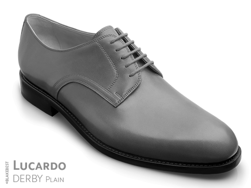 klassischer Maßschuh Modell Plain Derby - Halbschuh mit glattem Vorderblatt ohne Vorderkappe