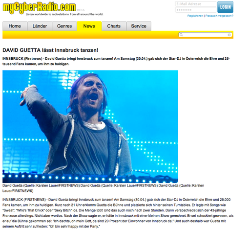 David Guetta, mycyberradio