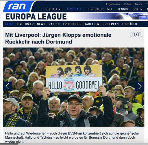 Borussia Dortmund - FC Liverpool, ran.de