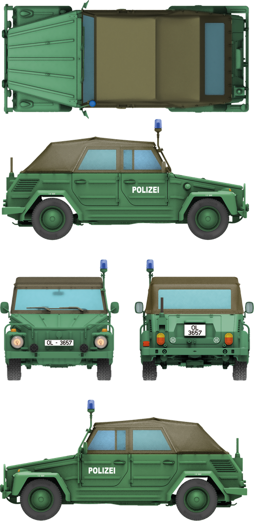 DW35045 Kurierwagen Typ 181 „Bluelight Version“