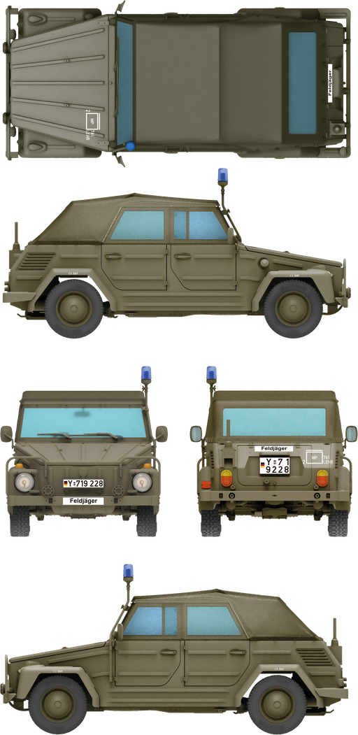 DW35045 Kurierwagen Typ 181 „Bluelight Version“