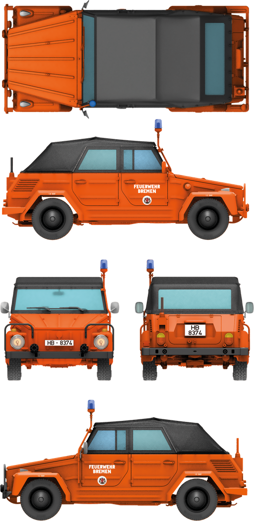 DW35045 Kurierwagen Typ 181 „Bluelight Version“