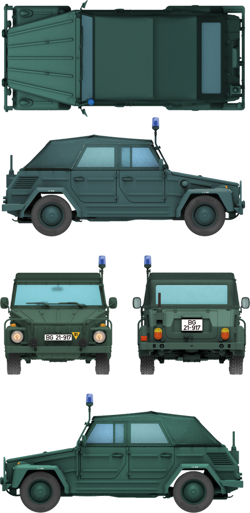 DW35045 Kurierwagen Typ 181 „Bluelight Version“